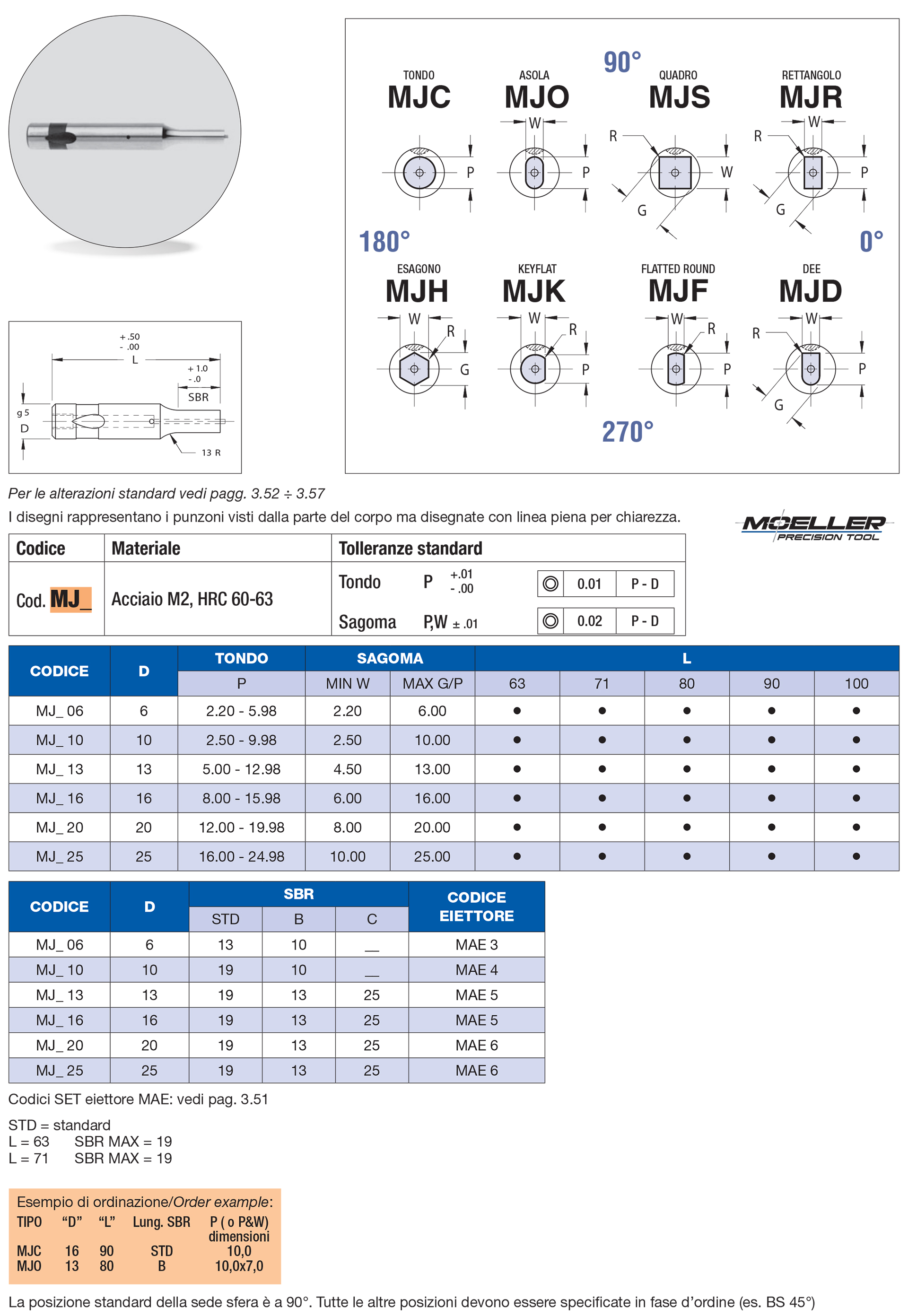 Ball lock punches light duty-ejector