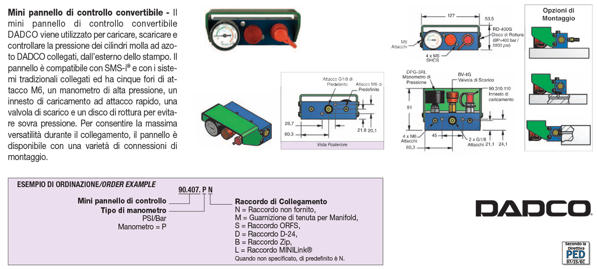 Nitrogen Gas Spring Linked System Components