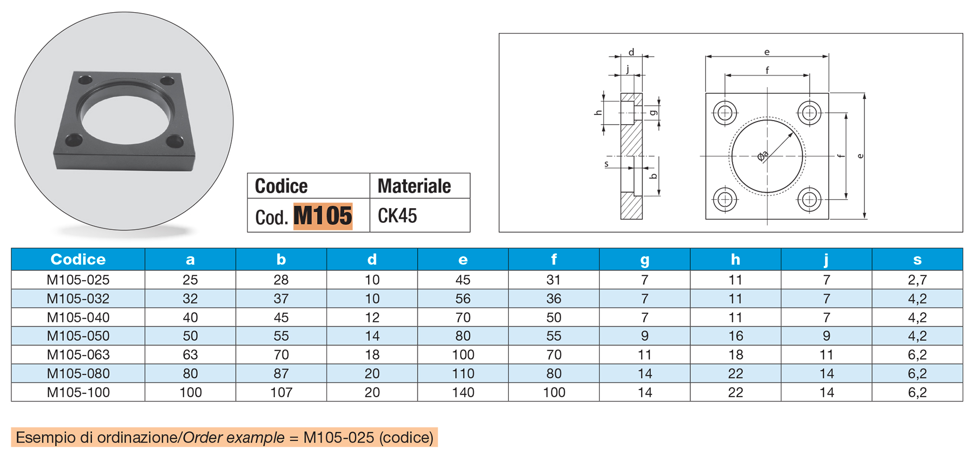 Retaining flange - CROMO