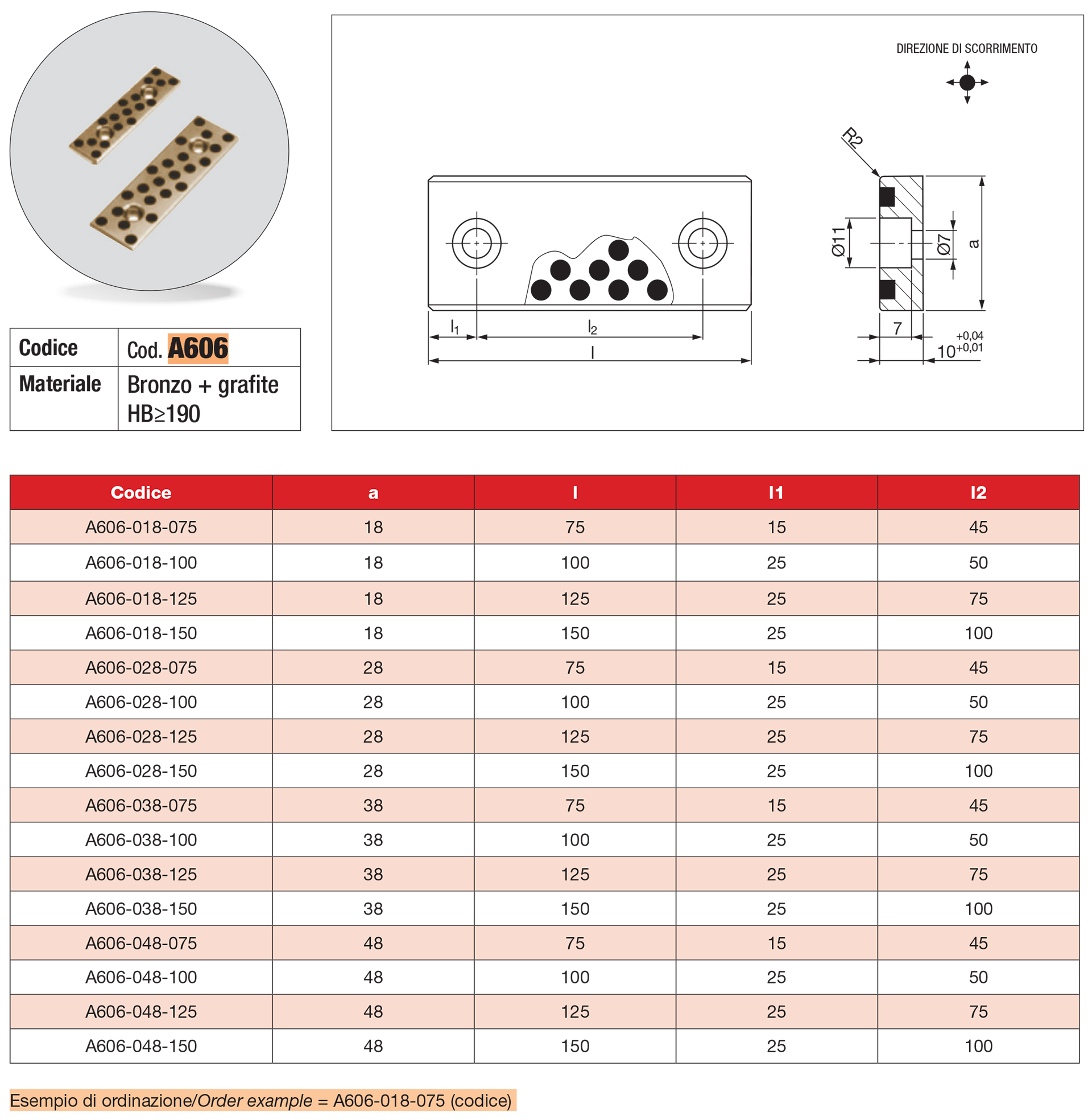 Wear plate self-lubricating