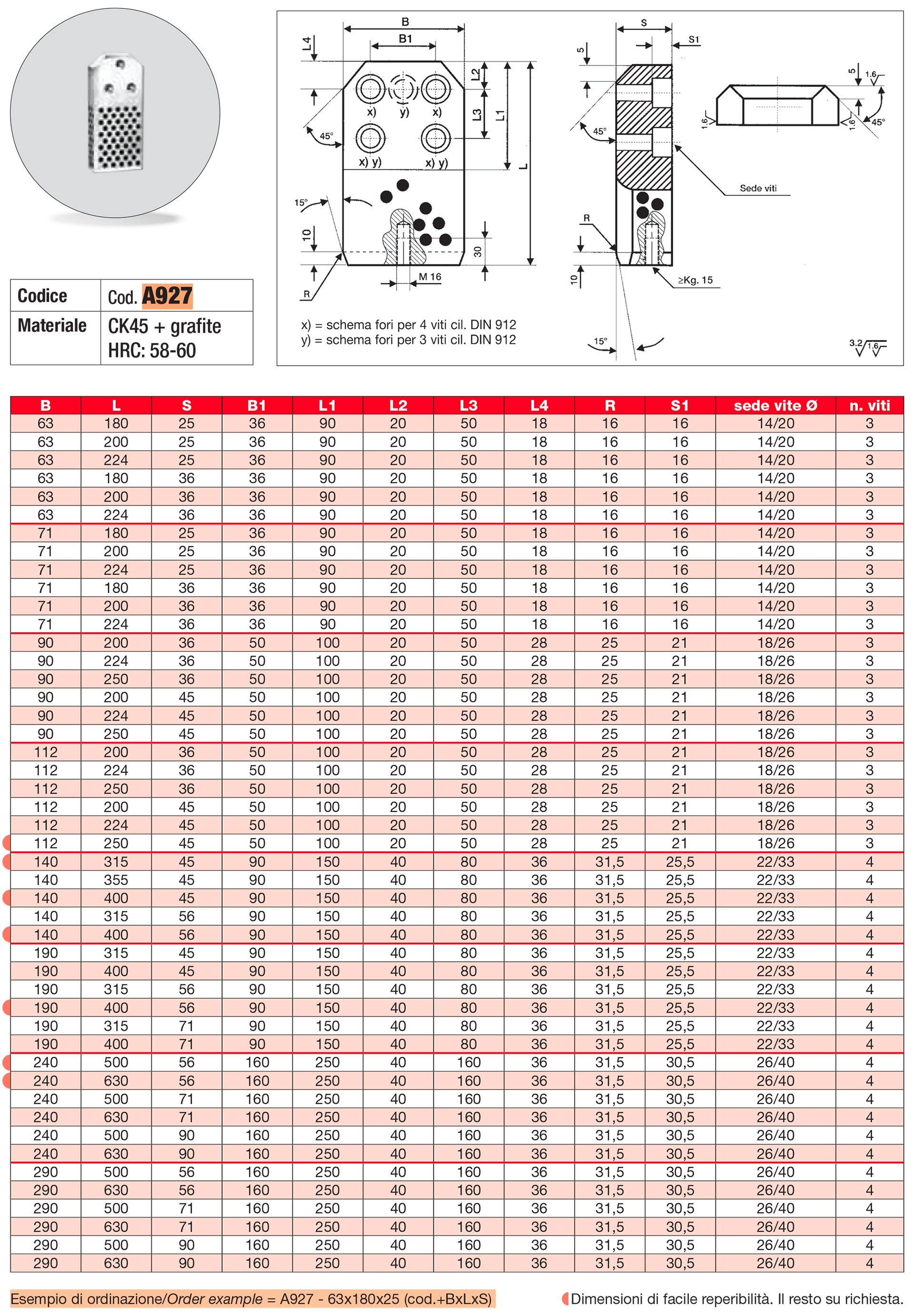 Guide steel self-lubricating