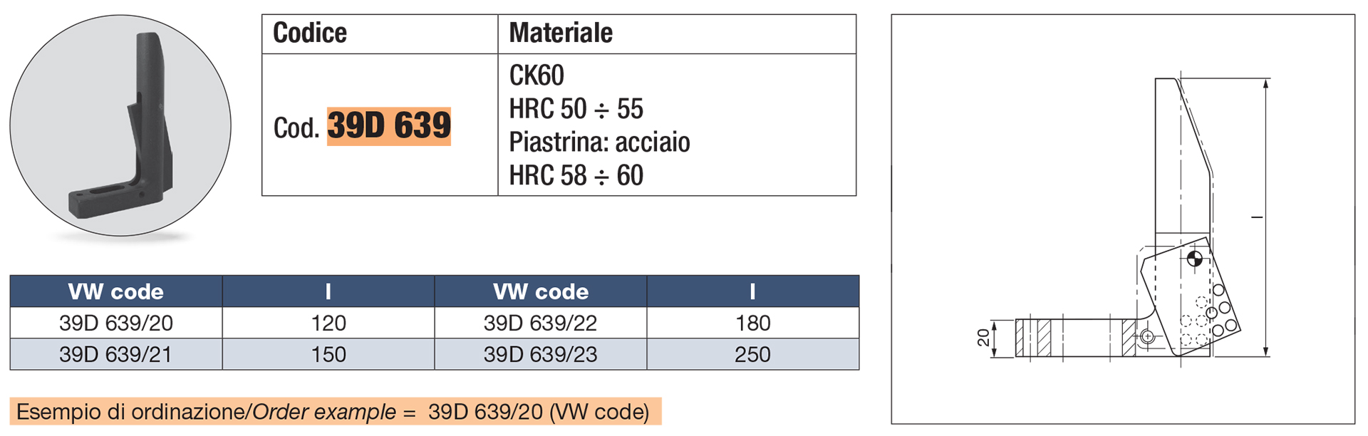 Riferimento per sensore