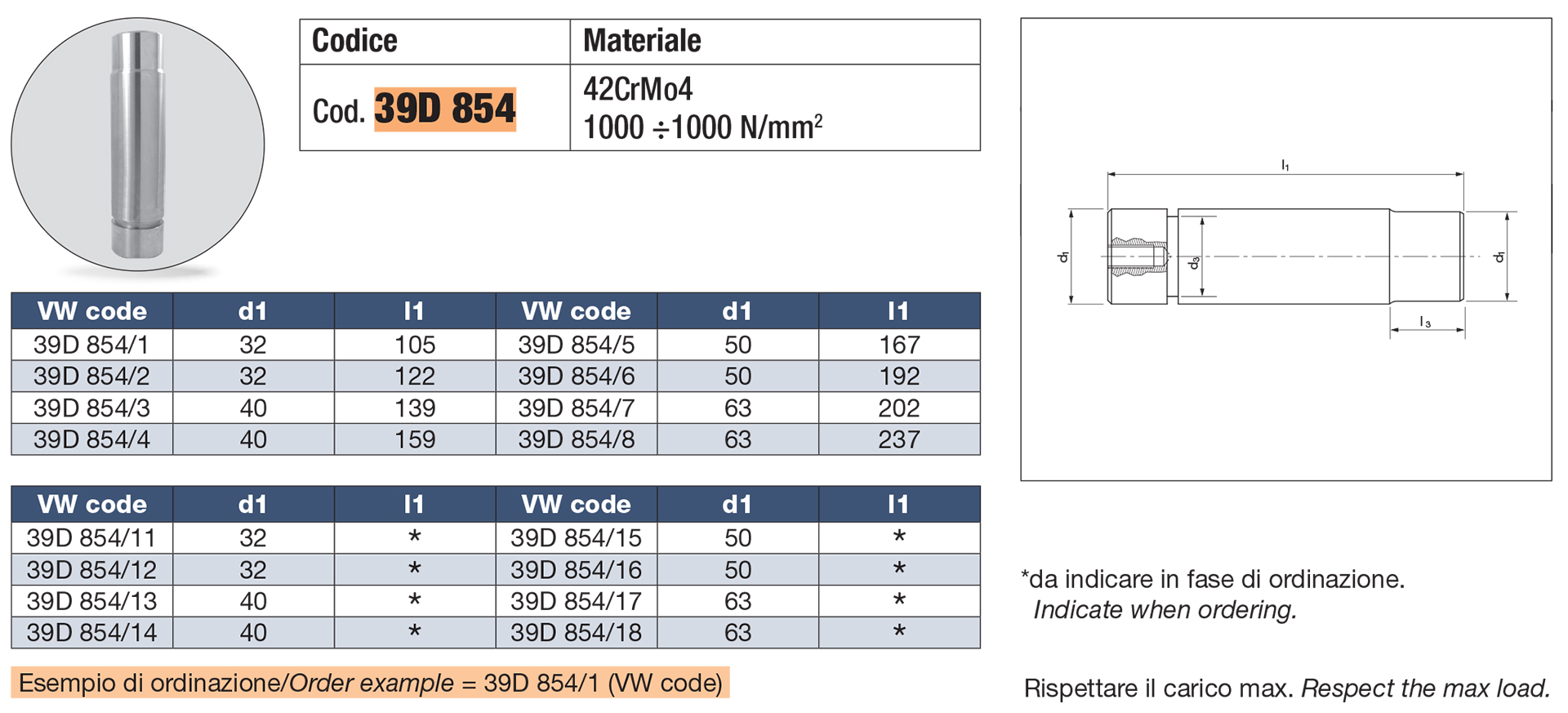 Pad retainer pins