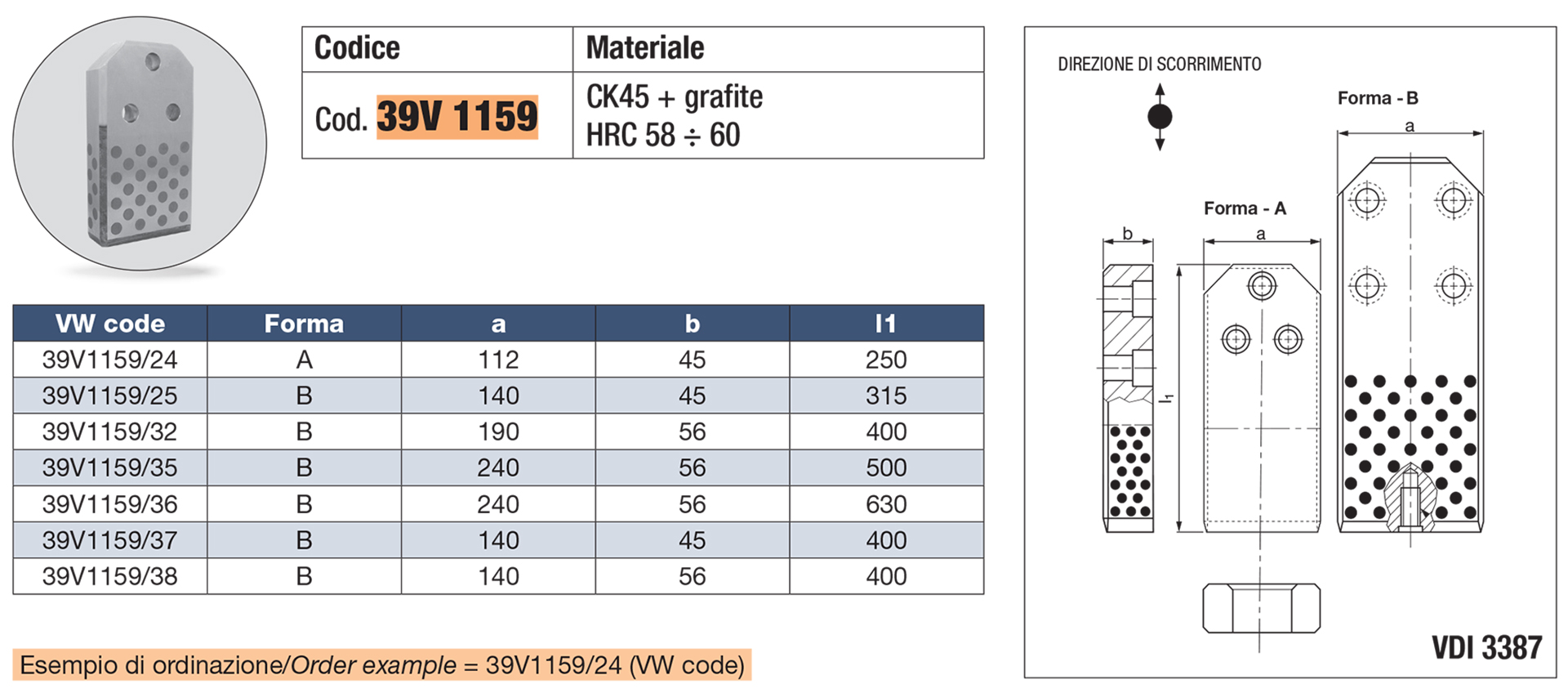 Removable die heels, steel and self-lubricating