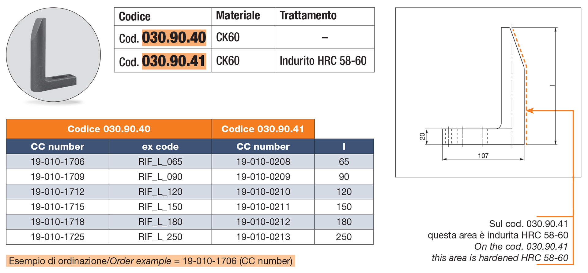 Riferimento L