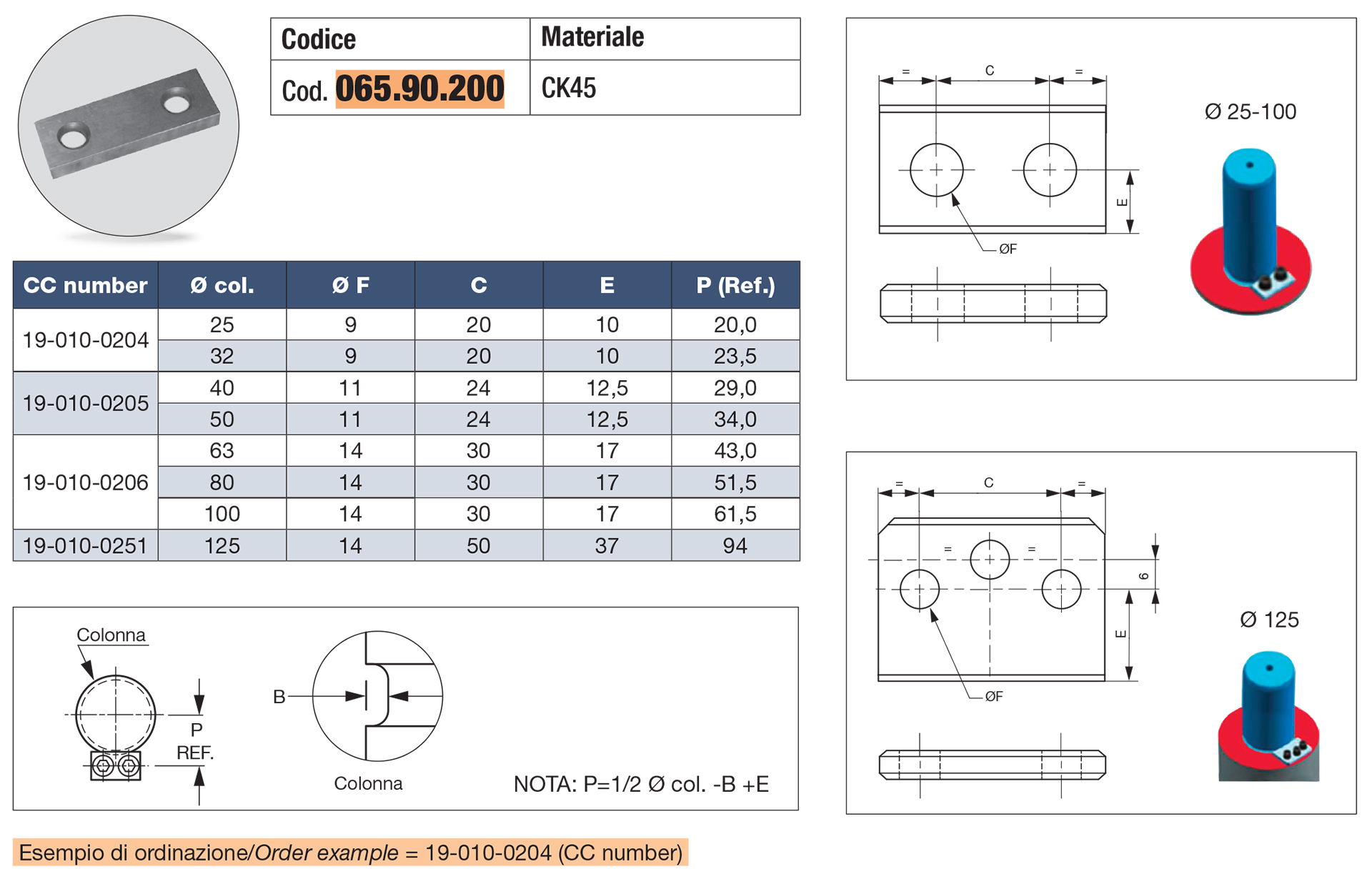 Guide pin retainer plate
