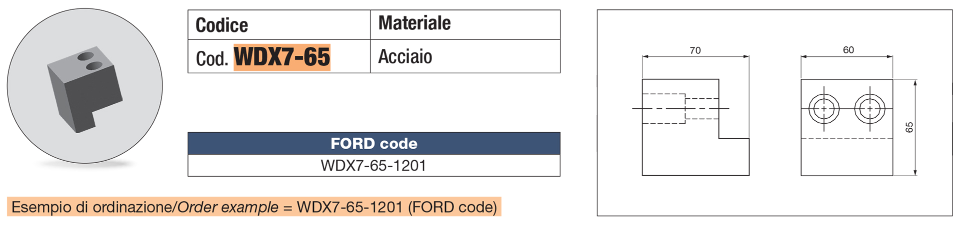 Blocchetto arresto