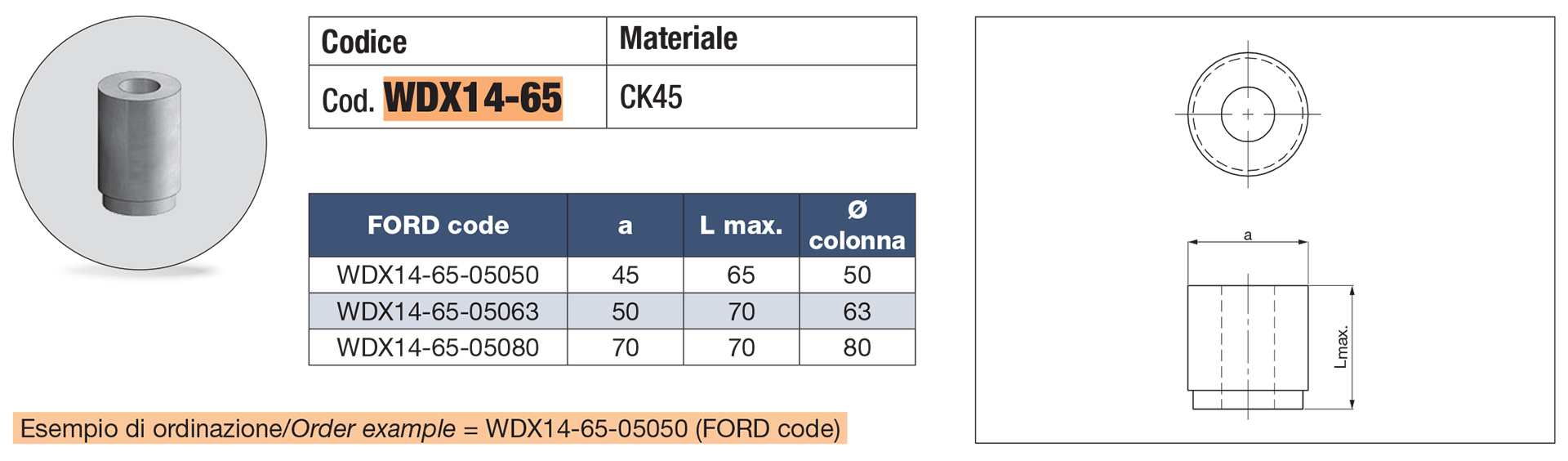 Distanziale