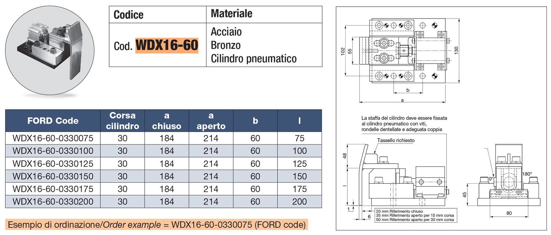 Riferimento a pressione