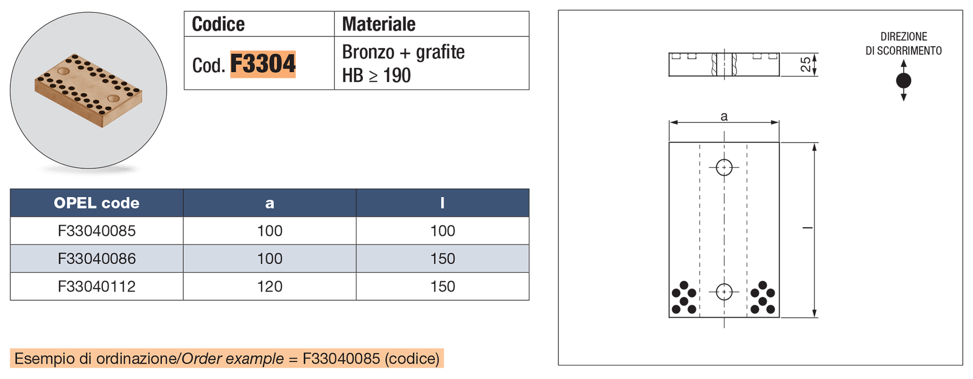 “V” driver, self-lubricating VDI 3357