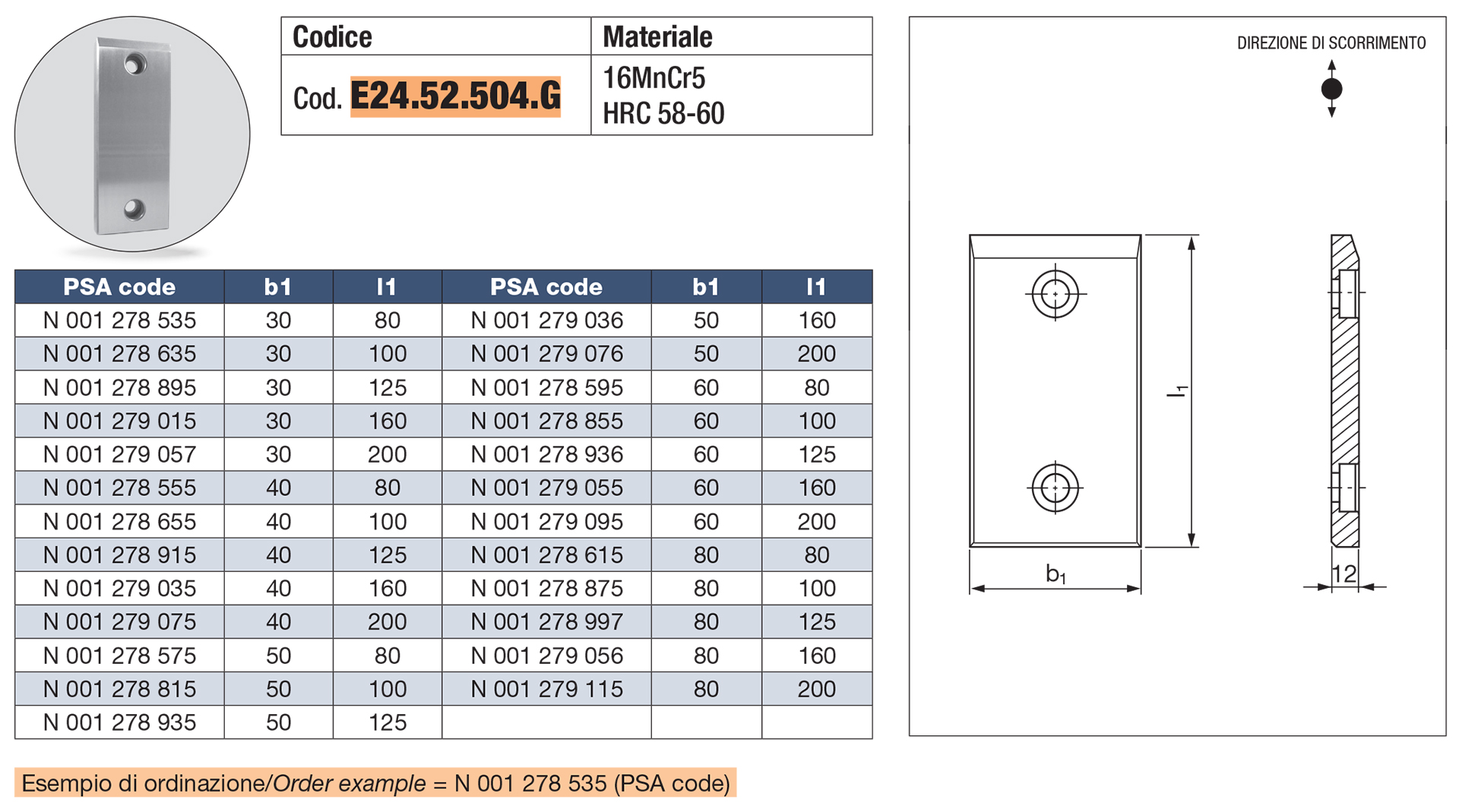 Wear plates, steel VDI 3357