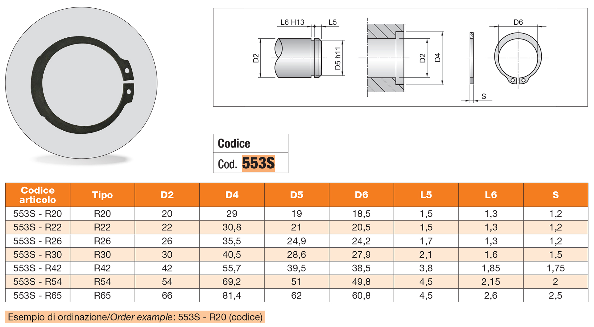 Circlip groove Din 471