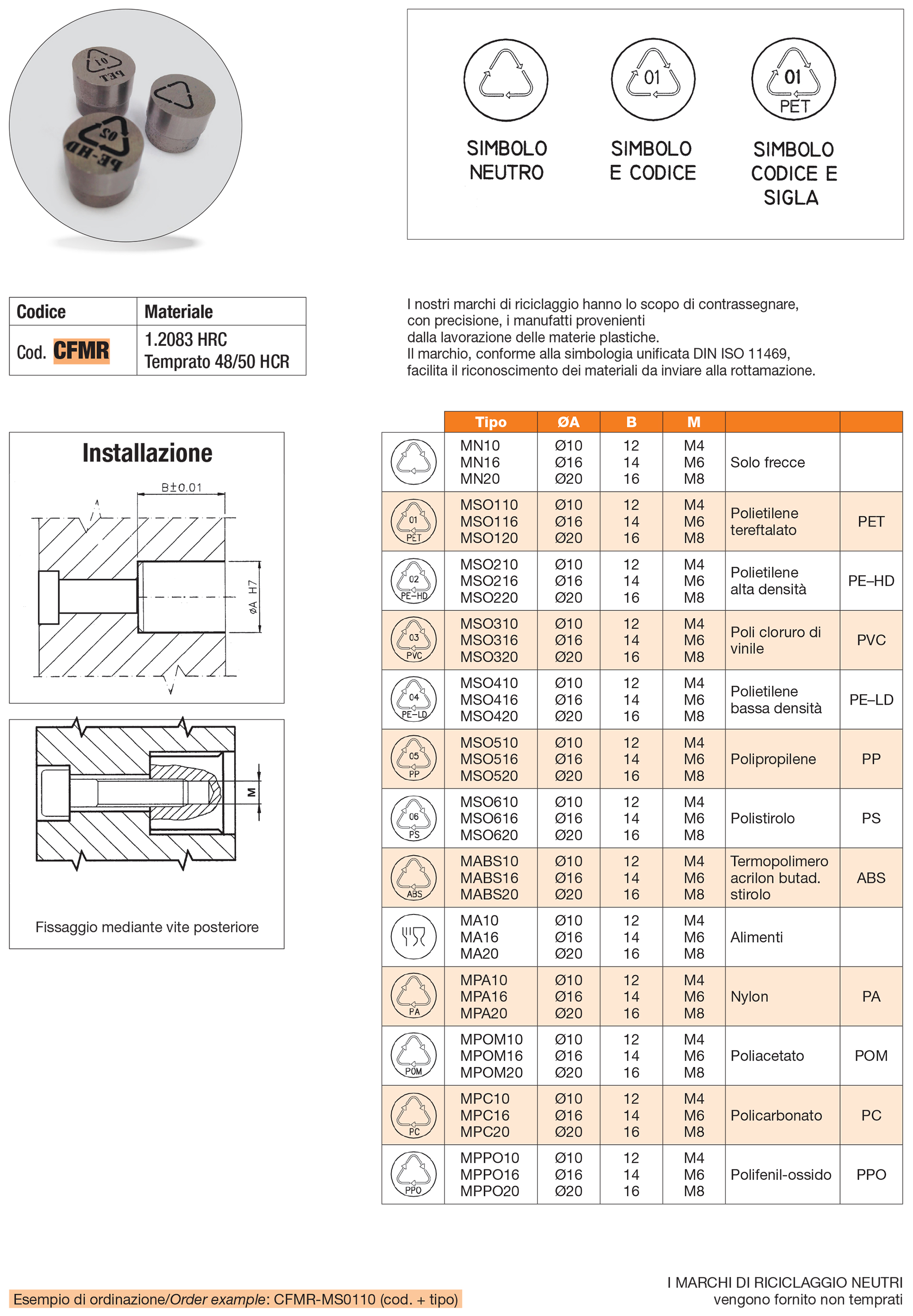 Reference insert