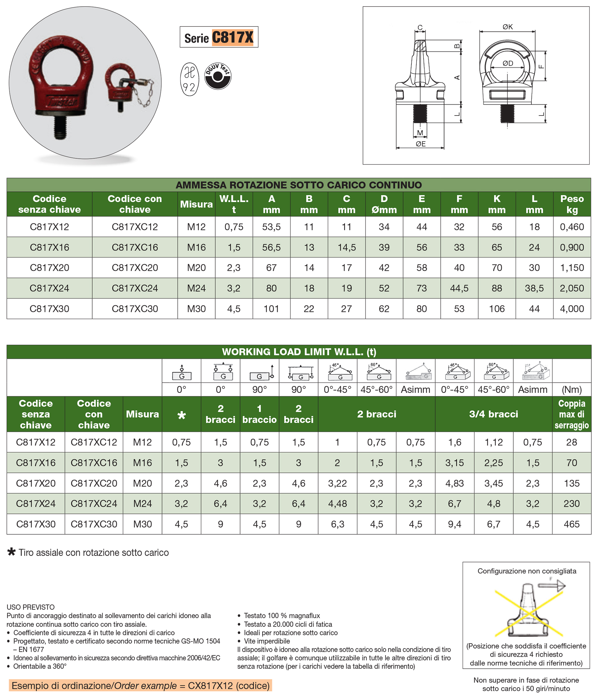 Eyebolt twister with bearing