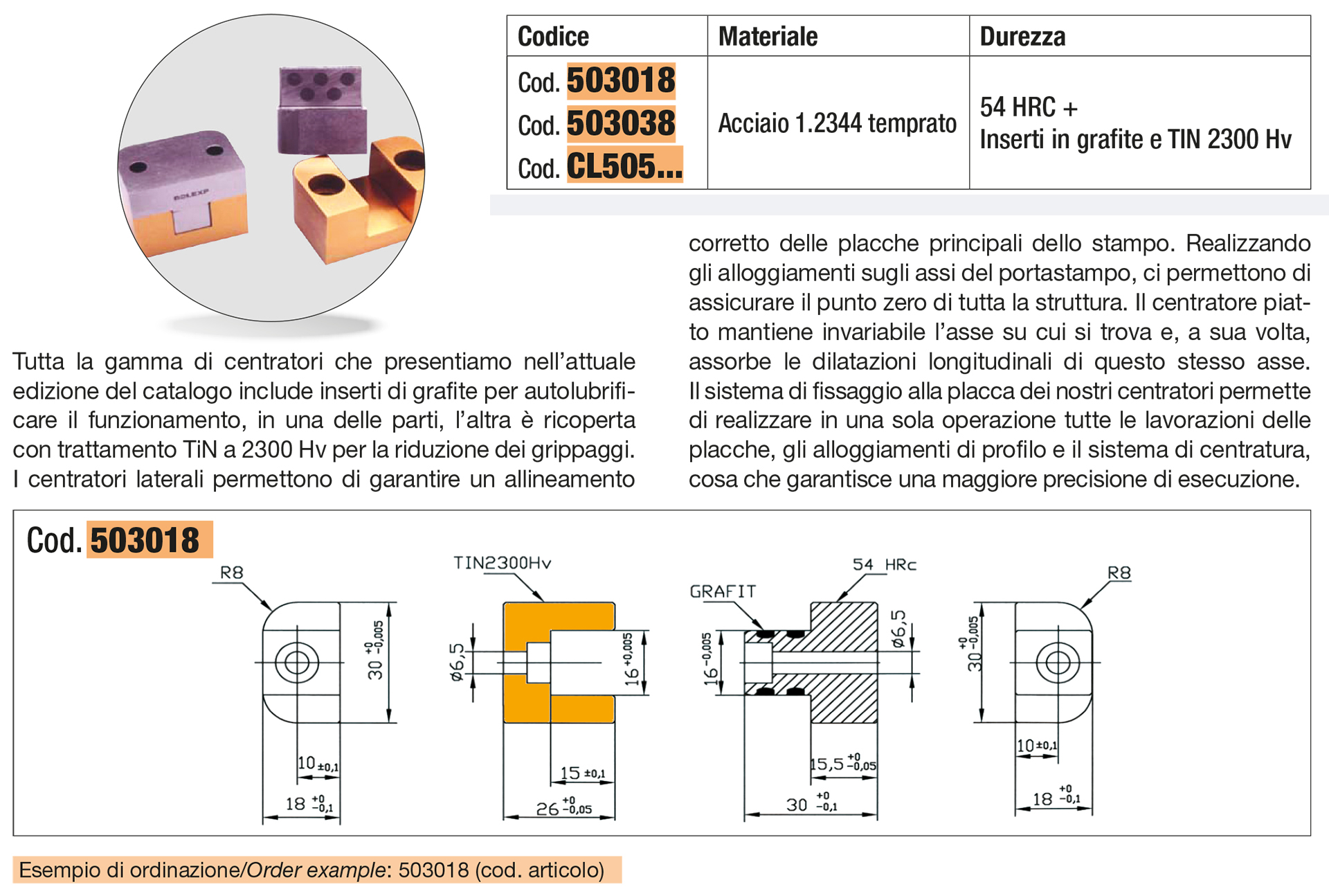 Centratori di precisione