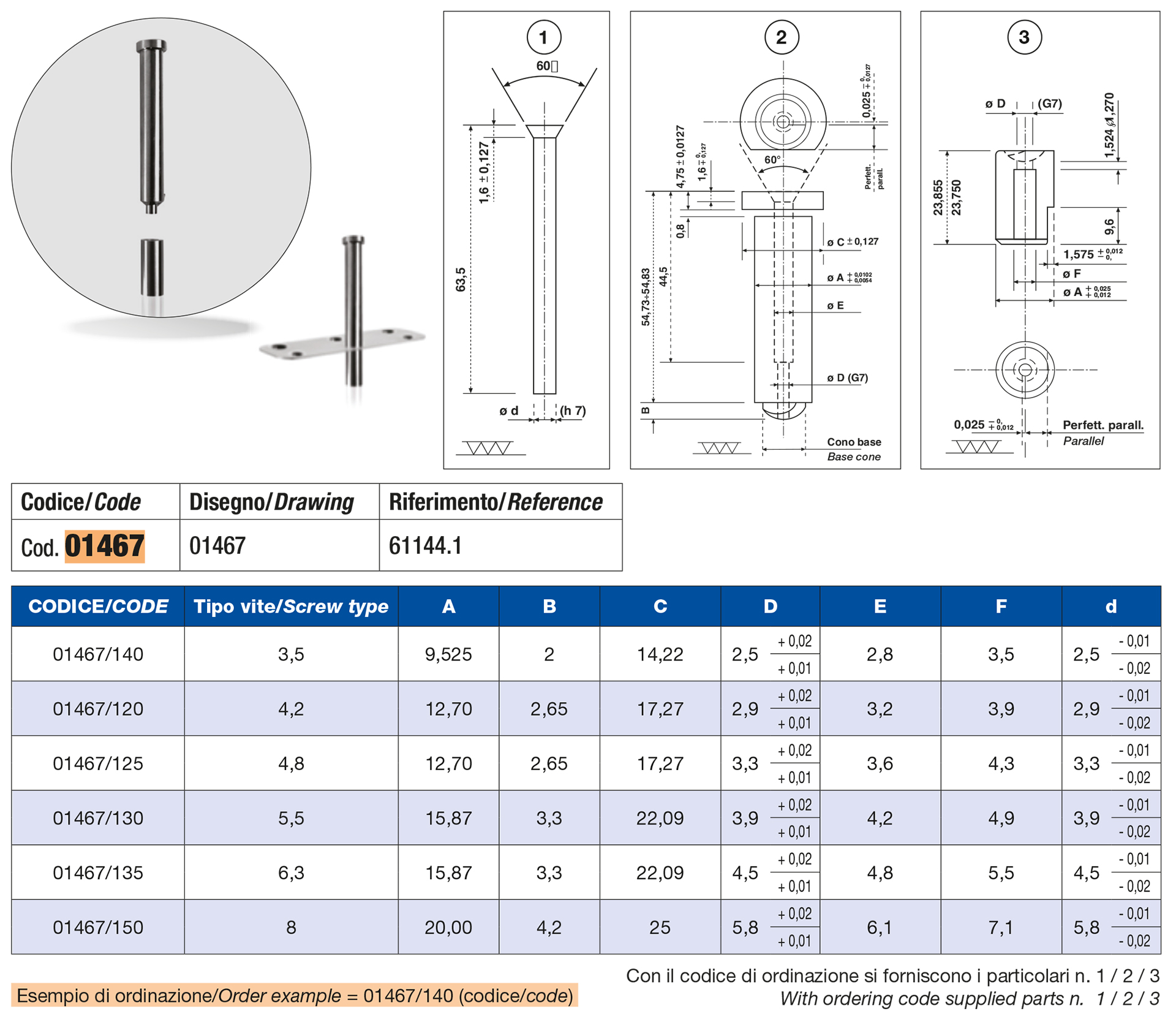 Punches prestole for sefl-tapping screws