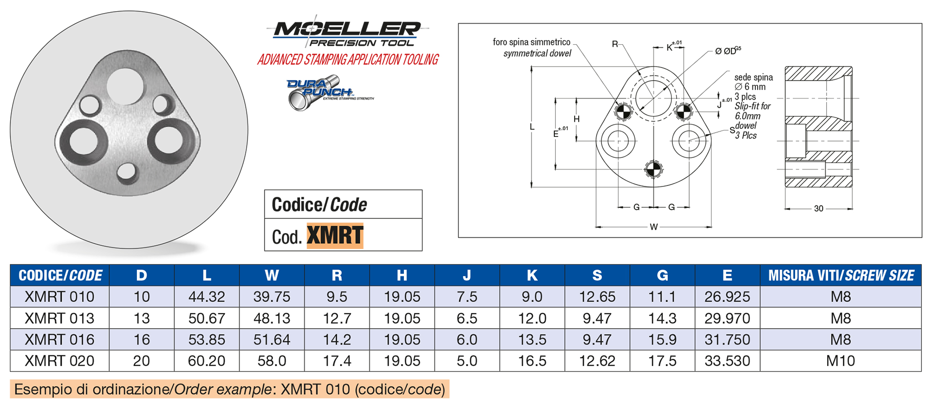 Trumpet head punch retainer
