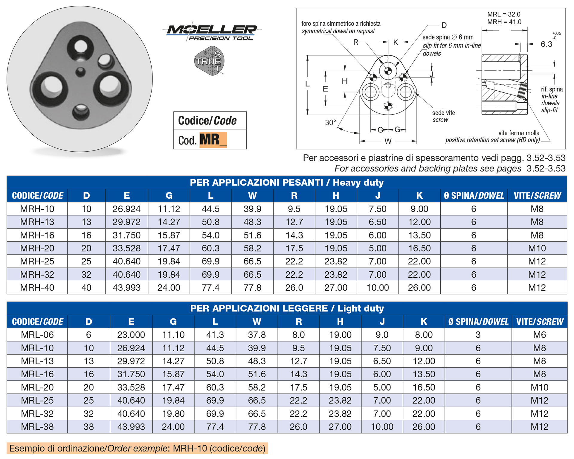 Ball lock retainers true set standard