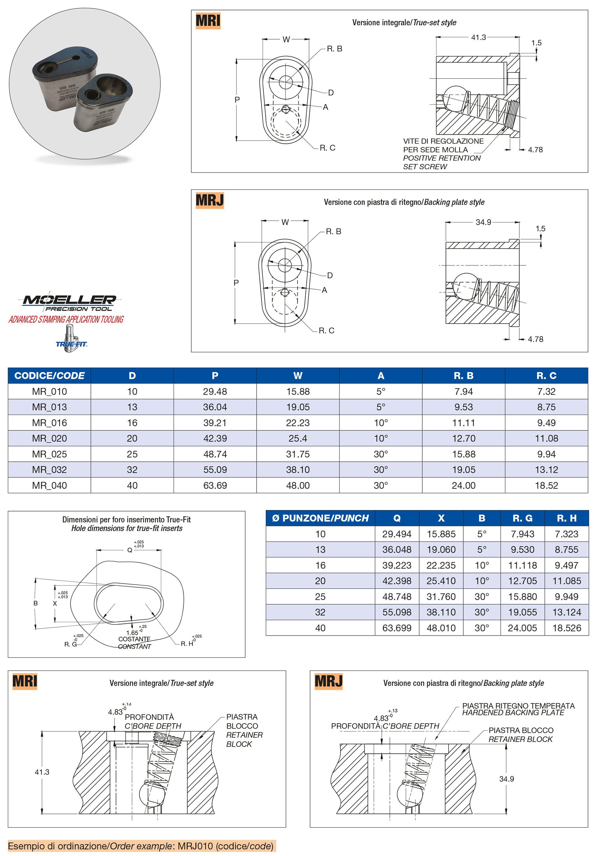 Portapunzone True-Fit 