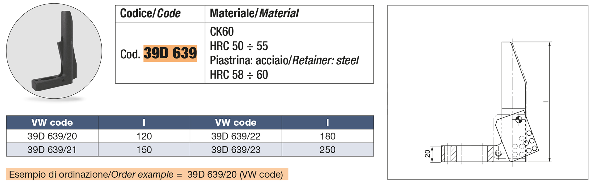 Riferimento per sensore