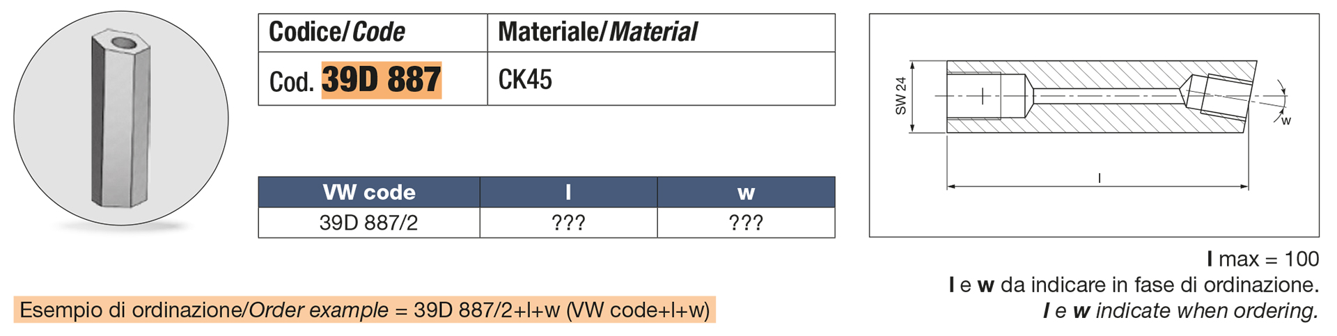 Adattatore per cilindro