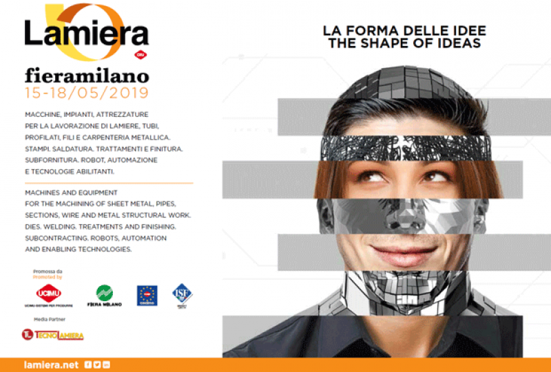 Siamo presenti a LAMIERA dal 15/05 al 18/05 Pad.13 Stand C39 presso FieraMilano Rho.