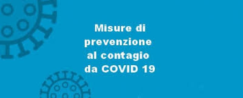 Misure di prevenzione da COVID 19