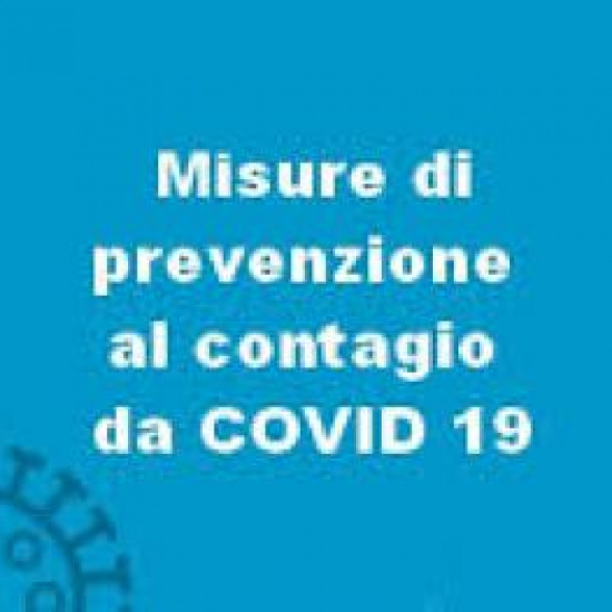 Misure di prevenzione da COVID 19